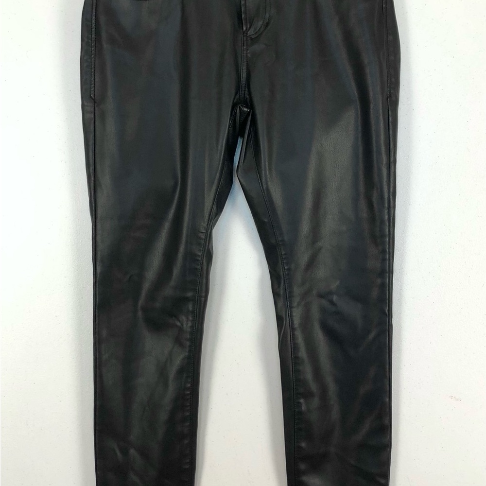 Dear John‎ Faux Leather Pants Women 27 (29x27) Black Joyrich Comfort Skinny